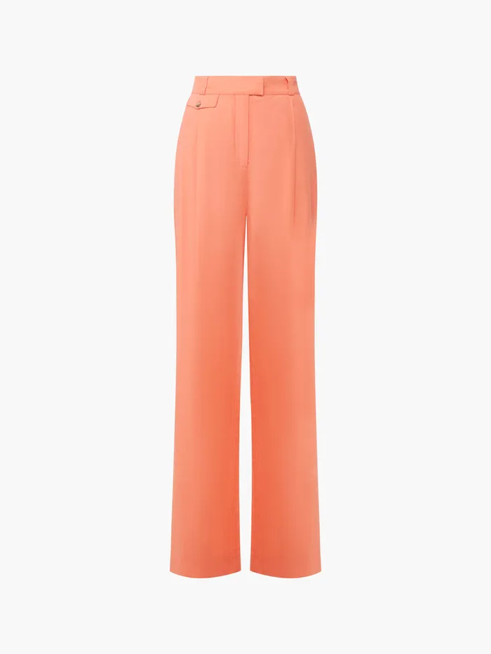 Woman CoOrds French Connection Alania City Trousers Coral Woman CoOrds French Connection Alania City Trousers Coral