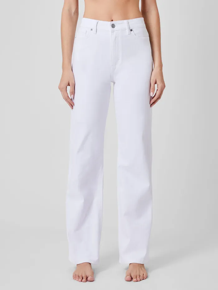Woman CoOrds French Connection Denim Stretch Wide Leg Jeans 34 Inch White