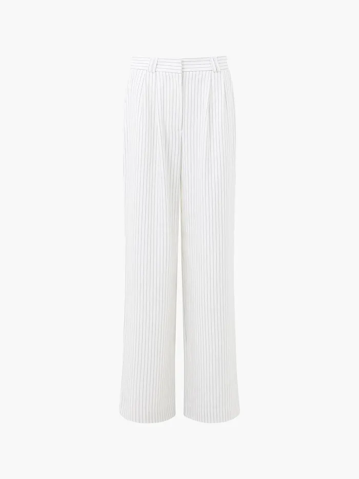 Woman CoOrds French Connection Pinstripe High Waisted Trousers Whiteblack Woman CoOrds French Connection Pinstripe High Waisted Trousers Whiteblack