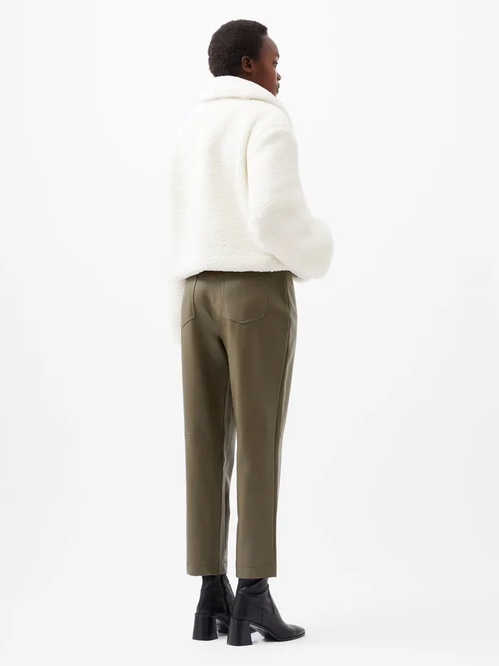 Woman Coats and Jackets French Connection Alex Faux Fur Jacket Classic Cream