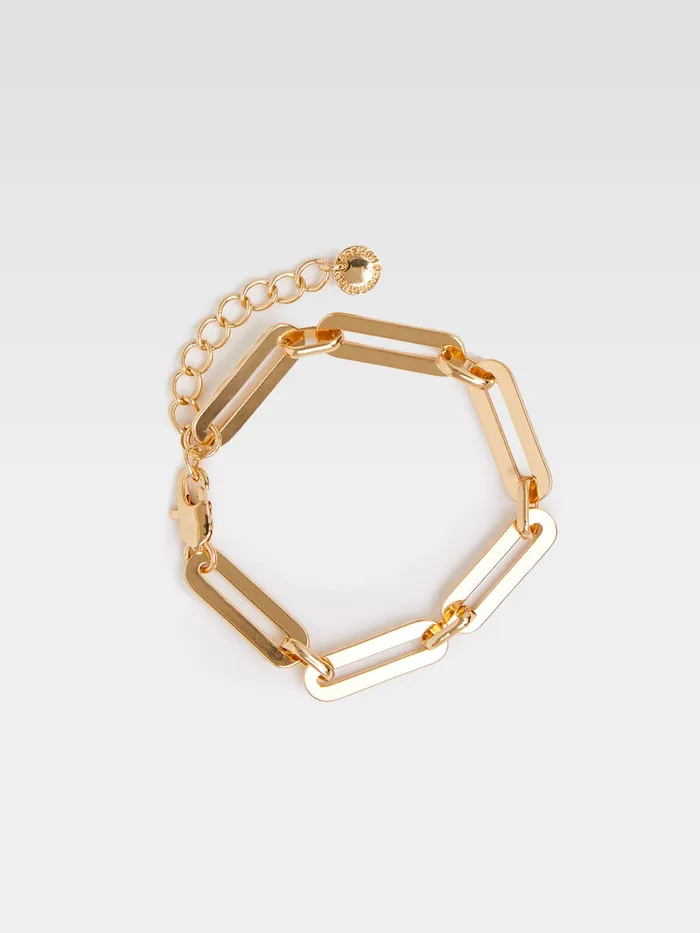 Woman Jewellery French Connection Chain Link Bracelet Gold Woman Jewellery French Connection Chain Link Bracelet Gold