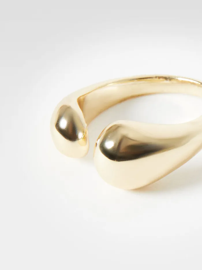 Woman Jewellery French Connection Chunky Open Ring Gold