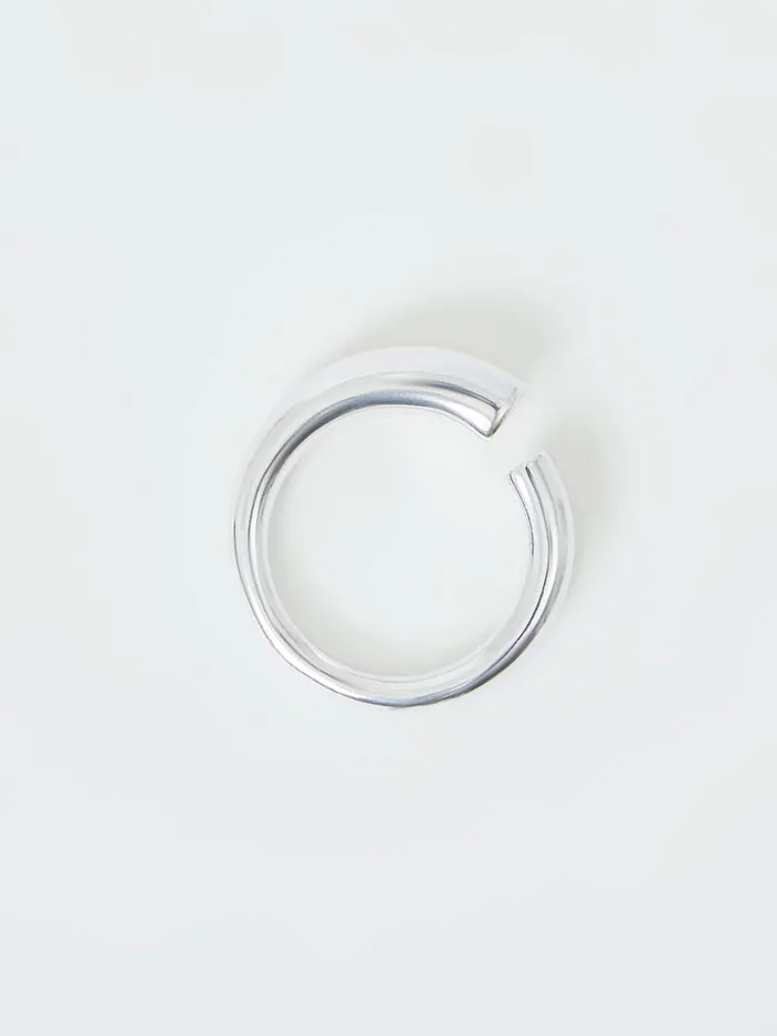 Woman Jewellery French Connection Irregular Wrap Ring Silver