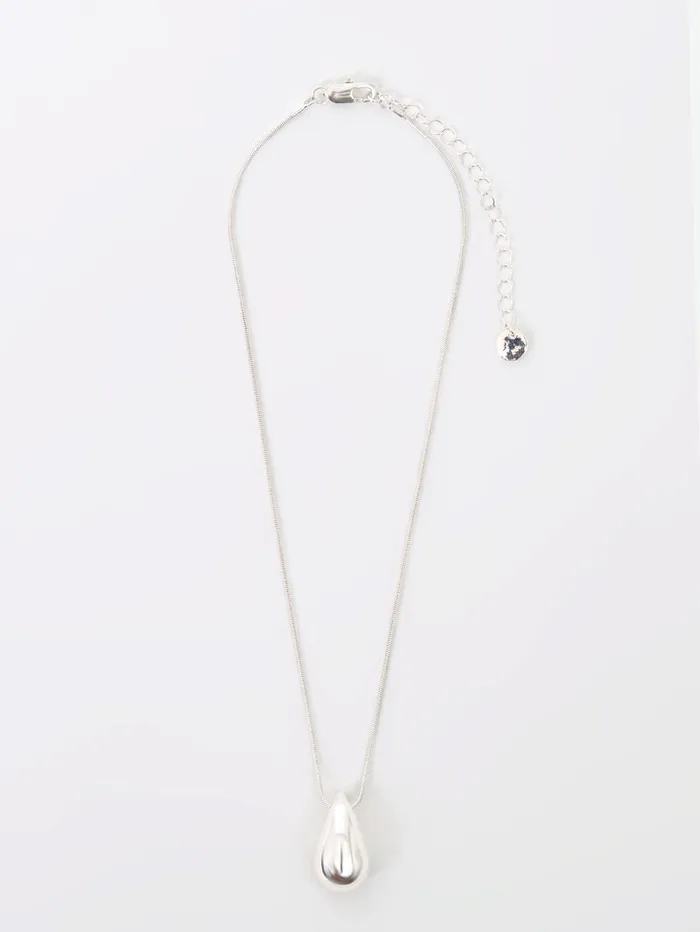 Woman Jewellery French Connection Teardrop Pendant Necklace Silver