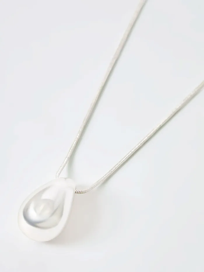 Woman Jewellery French Connection Teardrop Pendant Necklace Silver Woman Jewellery French Connection Teardrop Pendant Necklace Silver