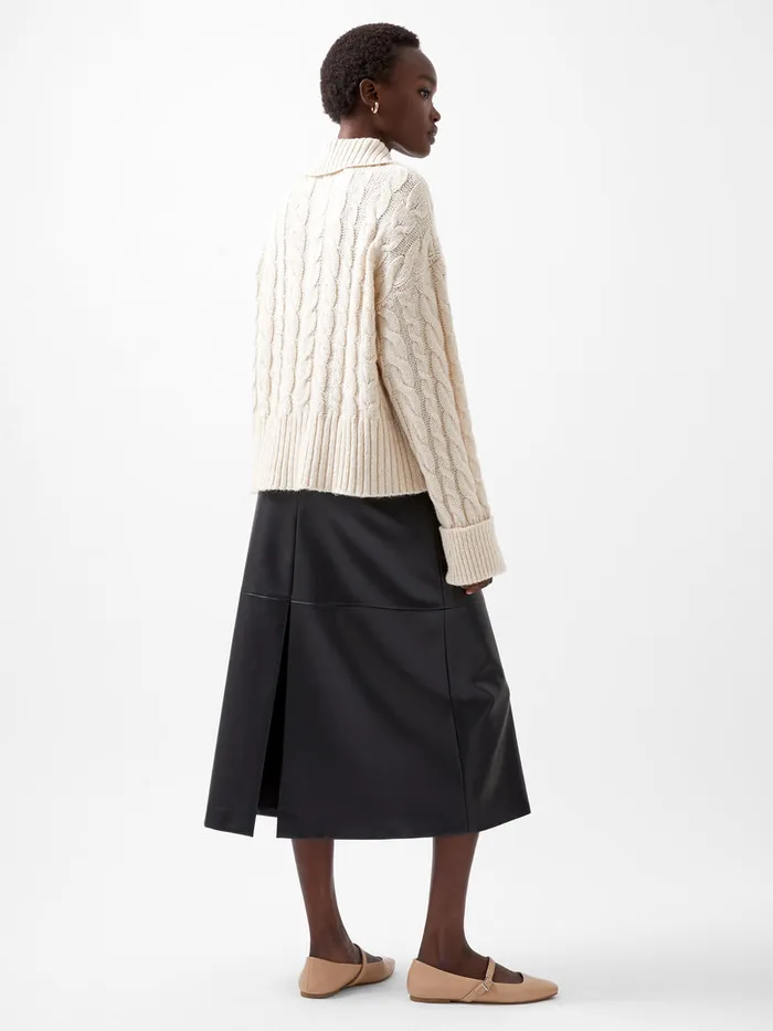 Woman Jumpers and Cardigans French Connection Kyla Sparkle Long Sleeve Jumper Porcelain Cream Woman Jumpers and Cardigans French Connection Kyla Sparkle Long Sleeve Jumper Porcelain Cream