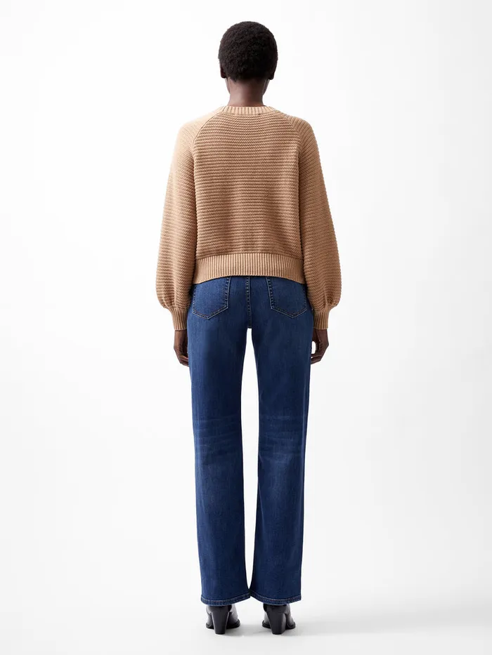 Woman Jumpers and Cardigans French Connection Lily Mozart Bishop Sleeve Jumper Camel Mel Light Woman Jumpers and Cardigans French Connection Lily Mozart Bishop Sleeve Jumper Camel Mel Light
