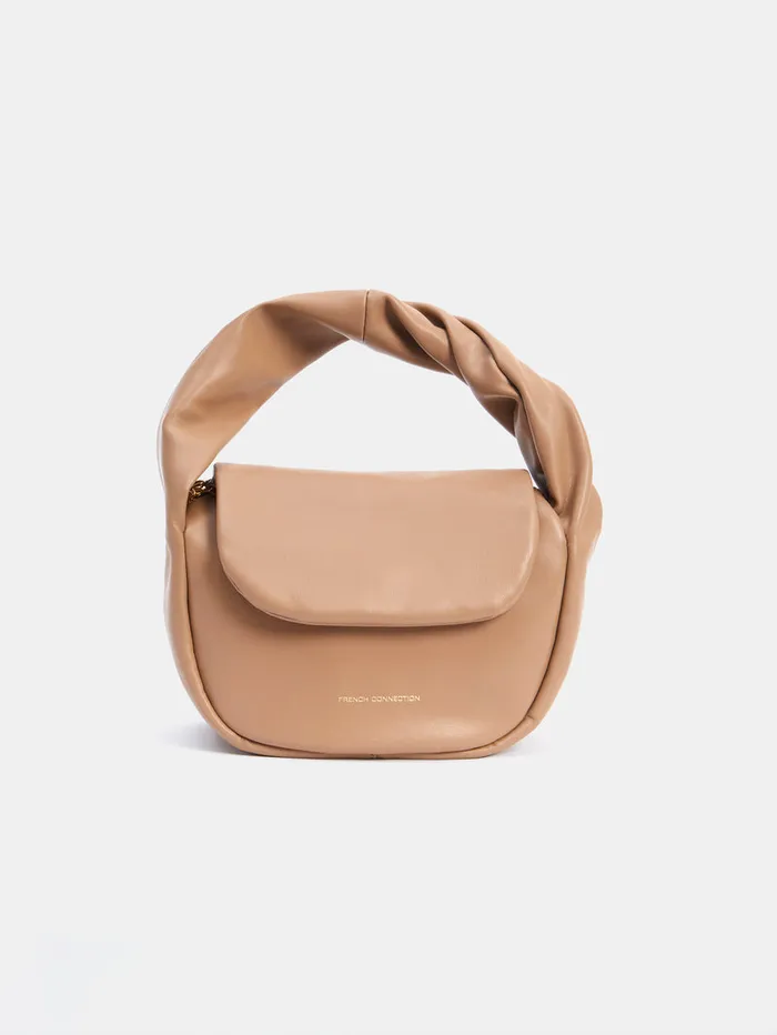WomanMan Bags and Purses French Connection PU Mini Soft Handbag Tobacco Brown