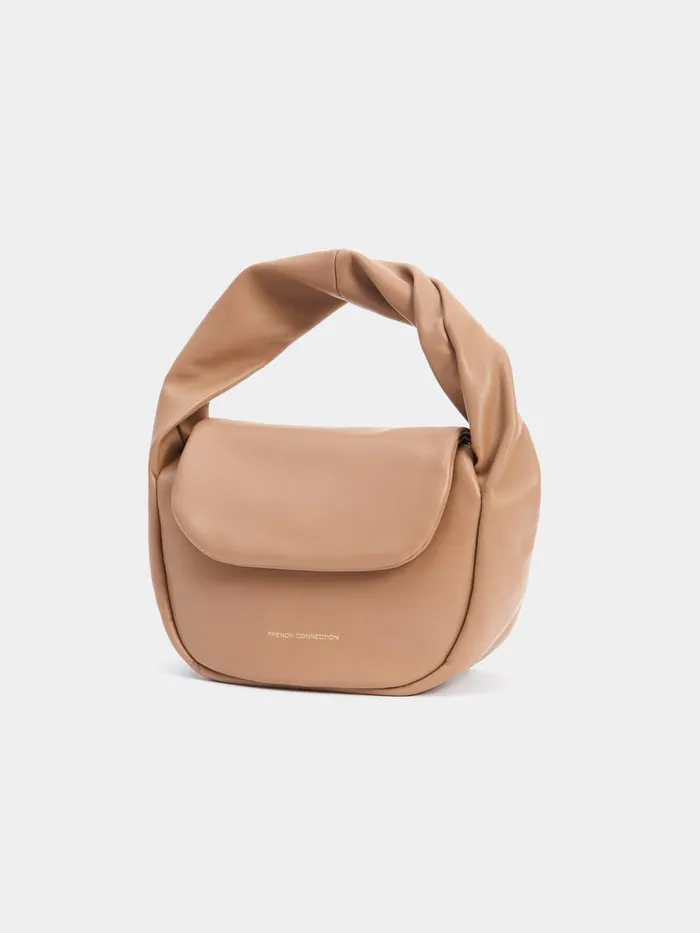 WomanMan Bags and Purses French Connection PU Mini Soft Handbag Tobacco Brown