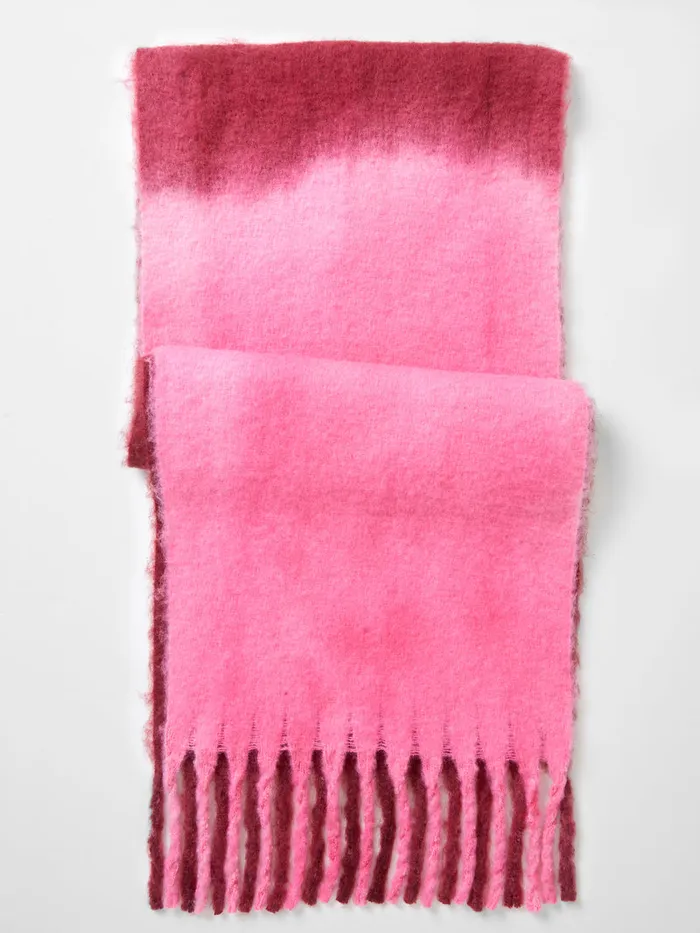 Woman Scarves French Connection Ombre Soft Touch Scarf Pink