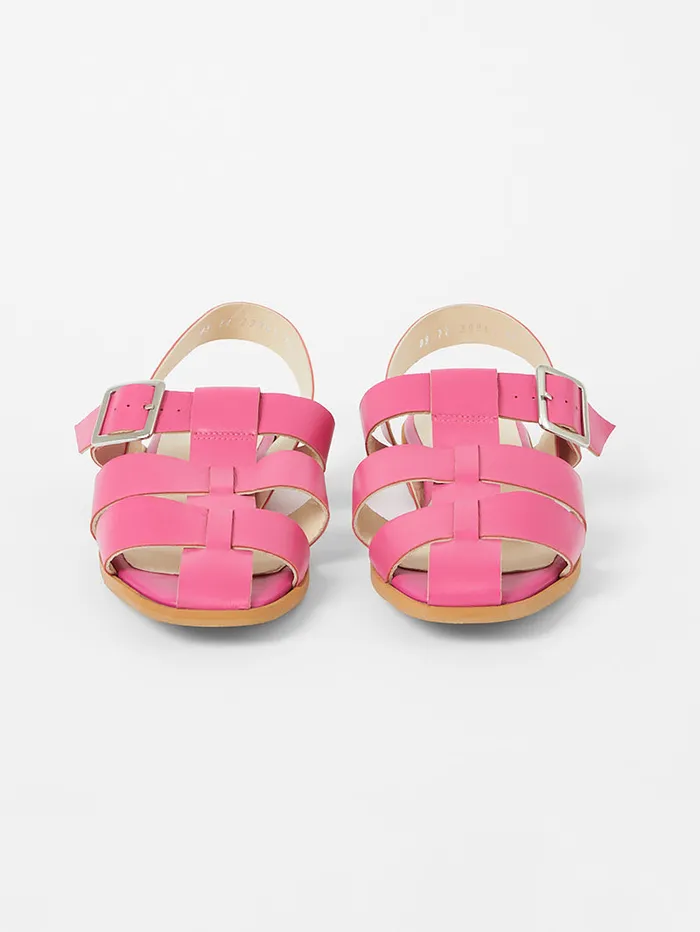 Woman Shoes French Connection SW X Luisa Fisherman Caged Sandals Fuchsia Woman Shoes French Connection SW X Luisa Fisherman Caged Sandals Fuchsia