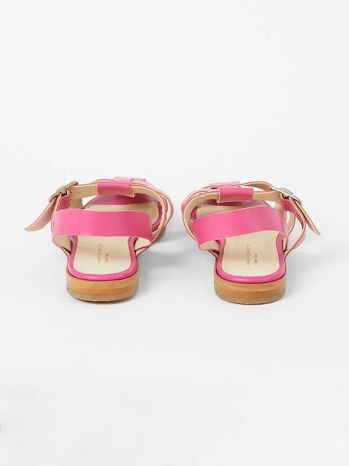 Woman Shoes French Connection SW X Luisa Fisherman Caged Sandals Fuchsia Woman Shoes French Connection SW X Luisa Fisherman Caged Sandals Fuchsia