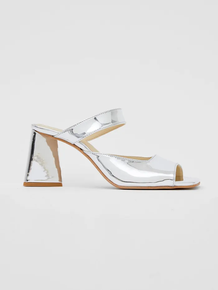 Woman Shoes French Connection Sadie Mirror Metallic Heels Mirror Metallic Woman Shoes French Connection Sadie Mirror Metallic Heels Mirror Metallic