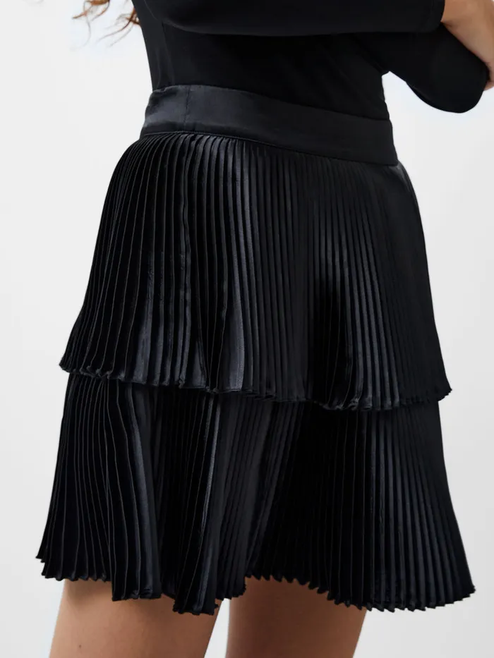 Woman Skirts and Shorts French Connection Ilsa Pleated Mini Skirt Blackout