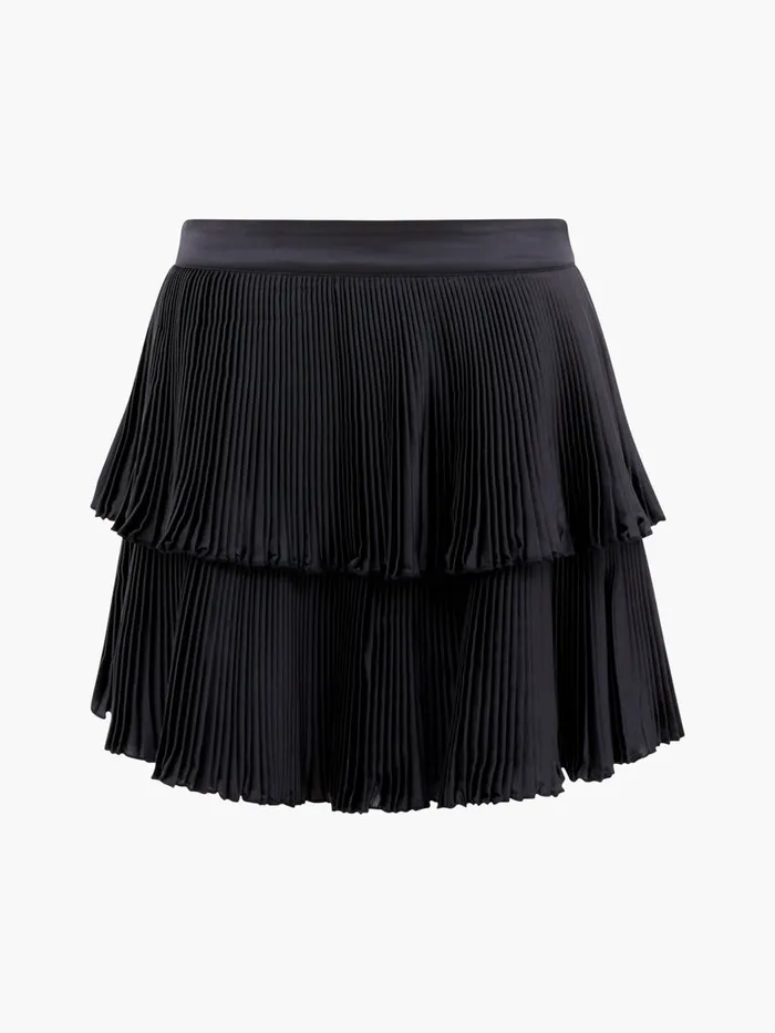 Woman Skirts and Shorts French Connection Ilsa Pleated Mini Skirt Blackout