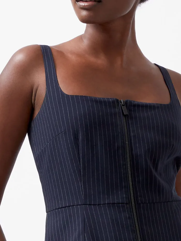 Woman Tops French Connection Hailey Pinstripe Strappy Top Marine