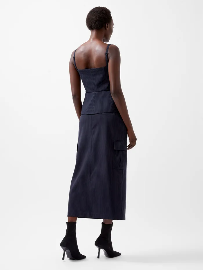 Woman Tops French Connection Hailey Pinstripe Strappy Top Marine Woman Tops French Connection Hailey Pinstripe Strappy Top Marine