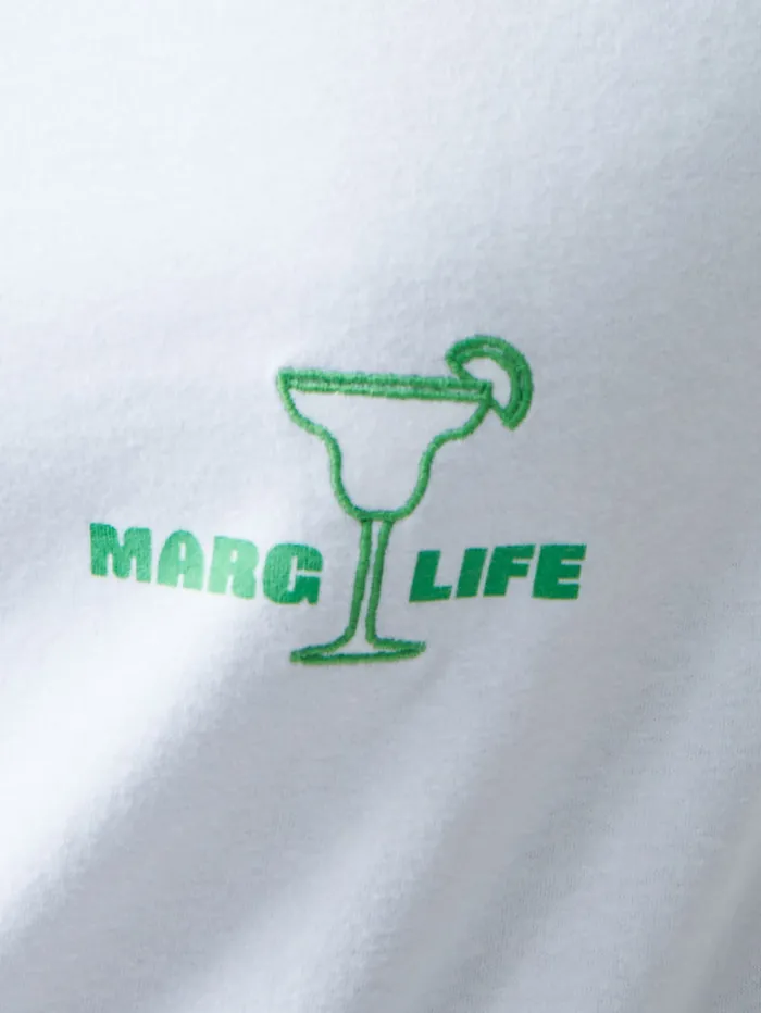 Woman Tops French Connection Marg Life Graphic TShirt White