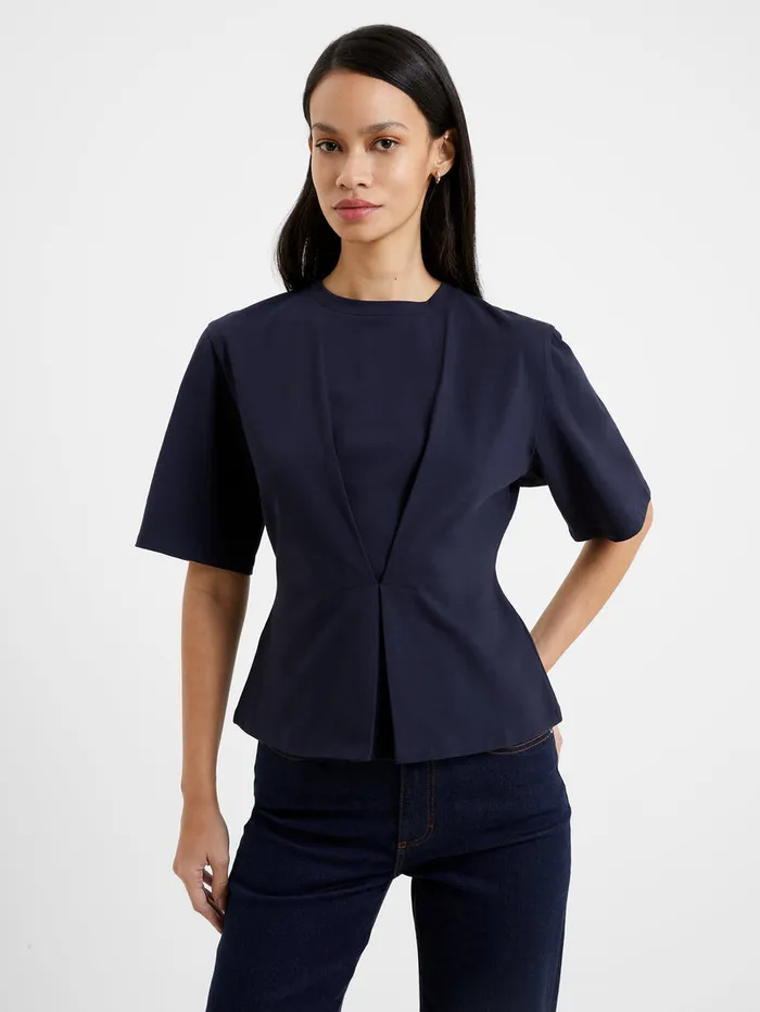 Woman Tops French Connection Pearl Top Utility Blue