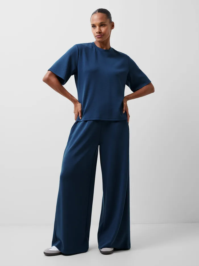 Woman Tops French Connection Wren Short Sleeve Pinched TShirt Midnight Blue Woman Tops French Connection Wren Short Sleeve Pinched TShirt Midnight Blue
