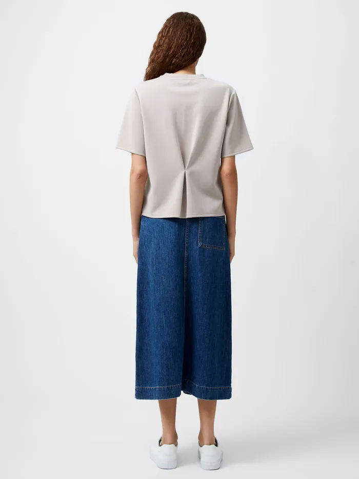 Woman Tops French Connection Wren Short Sleeve Pinched TShirt Washed Macchiato Woman Tops French Connection Wren Short Sleeve Pinched TShirt Washed Macchiato