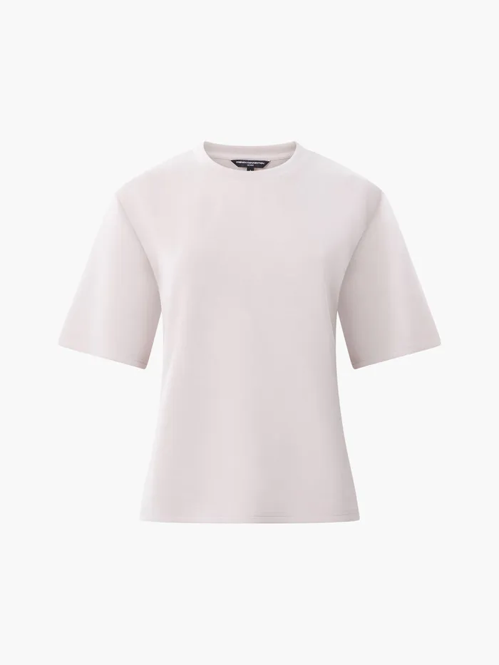 Woman Tops French Connection Wren Short Sleeve Pinched TShirt Washed Macchiato Woman Tops French Connection Wren Short Sleeve Pinched TShirt Washed Macchiato