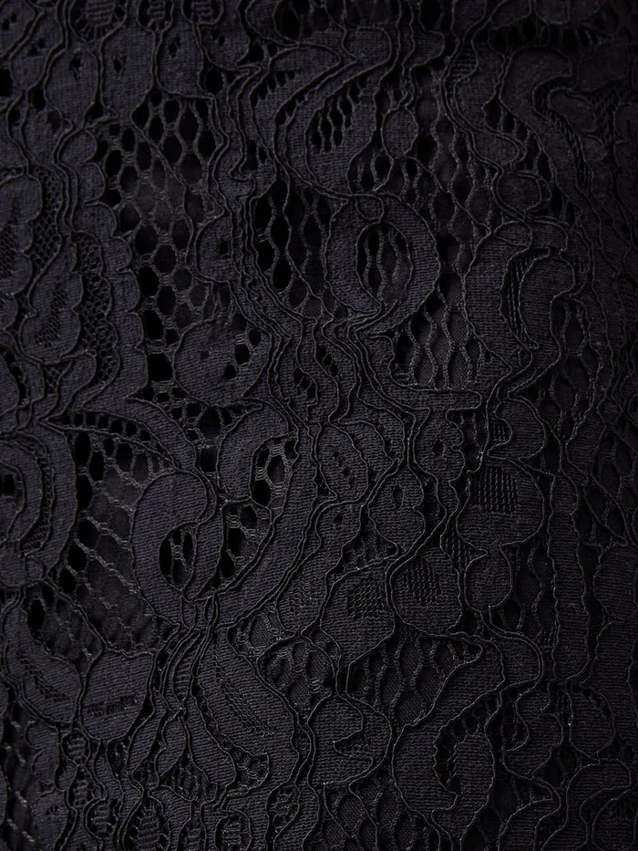 Woman Trousers French Connection Asura Lace Flared Trousers Blackout Woman Trousers French Connection Asura Lace Flared Trousers Blackout