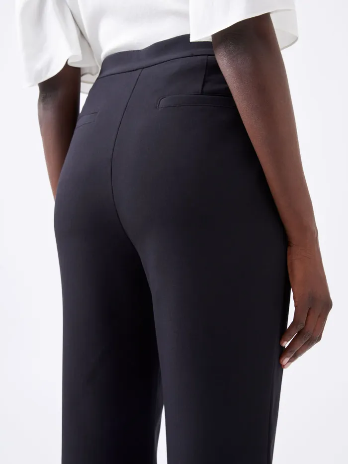 Woman Trousers French Connection Azra Twill Trousers Blackout