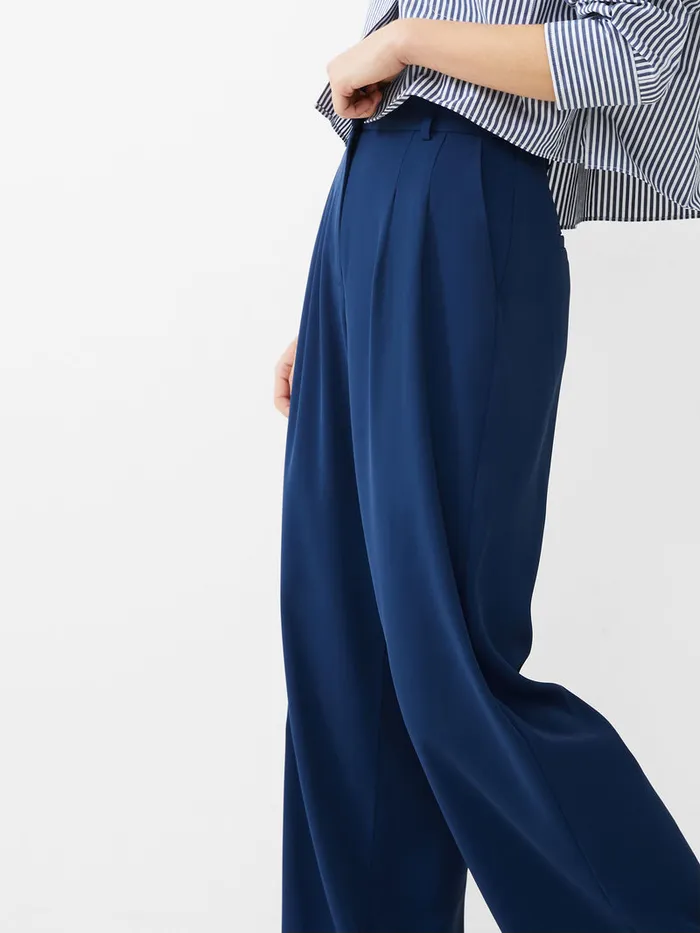 Woman Trousers French Connection Harrie Tailored Trousers Midnight Blue