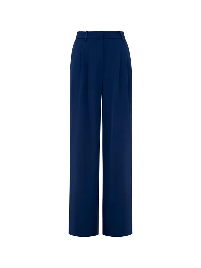Woman Trousers French Connection Harrie Tailored Trousers Midnight Blue