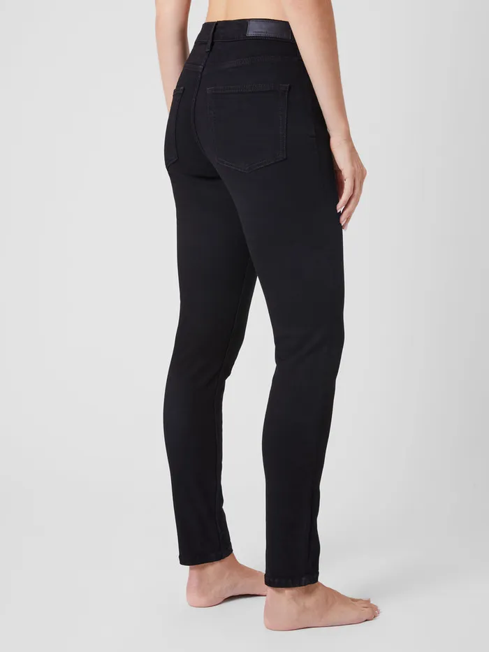 Woman Trousers French Connection Soft Stretch Denim High Rise Skinny Jeans 30 Inch Black Woman Trousers French Connection Soft Stretch Denim High Rise Skinny Jeans 30 Inch Black