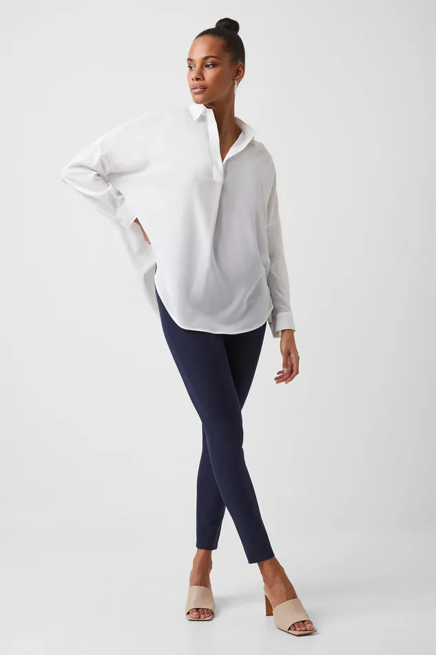 Woman Trousers French Connection Street Twill Skinny Trousers Nocturnal Woman Trousers French Connection Street Twill Skinny Trousers Nocturnal