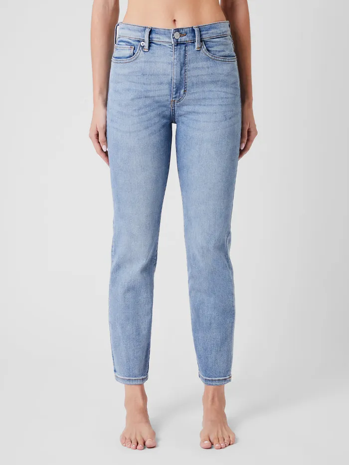 Woman Trousers French Connection Stretch Denim Cigarette Fit Ankle Length Jeans 28 Inch Bleach Wash Woman Trousers French Connection Stretch Denim Cigarette Fit Ankle Length Jeans 28 Inch Bleach Wash