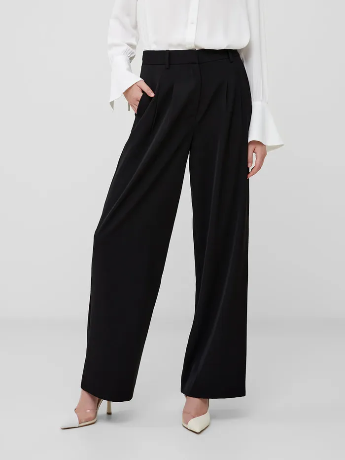 Woman Women039s Winter Outfits French Connection Harrie Tailored Trousers Blackout Woman Women039s Winter Outfits French Connection Harrie Tailored Trousers Blackout