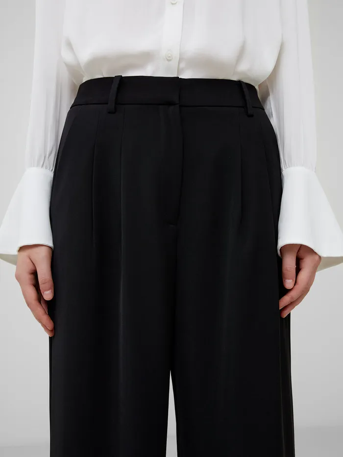 Woman Women039s Winter Outfits French Connection Harrie Tailored Trousers Blackout Woman Women039s Winter Outfits French Connection Harrie Tailored Trousers Blackout