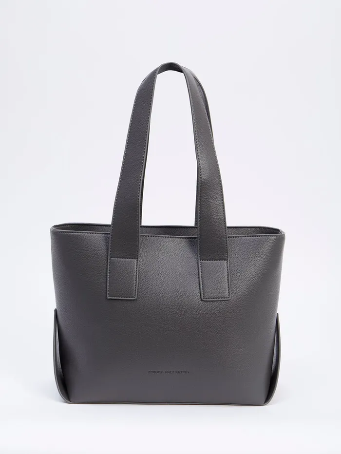 Woman Women039s Winter Outfits French Connection Jeenaa X Tote Bag Charcoal