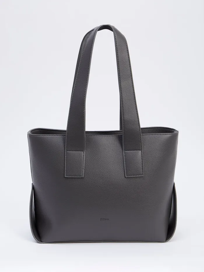 Woman Women039s Winter Outfits French Connection Jeenaa X Tote Bag Charcoal