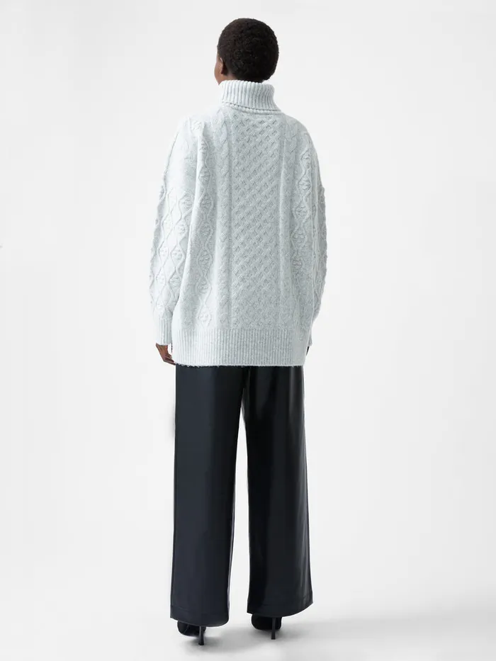Woman Women039s Winter Outfits French Connection Makira Long Sleeve Roll Neck Jumper Light Grey Mel Woman Women039s Winter Outfits French Connection Makira Long Sleeve Roll Neck Jumper Light Grey Mel