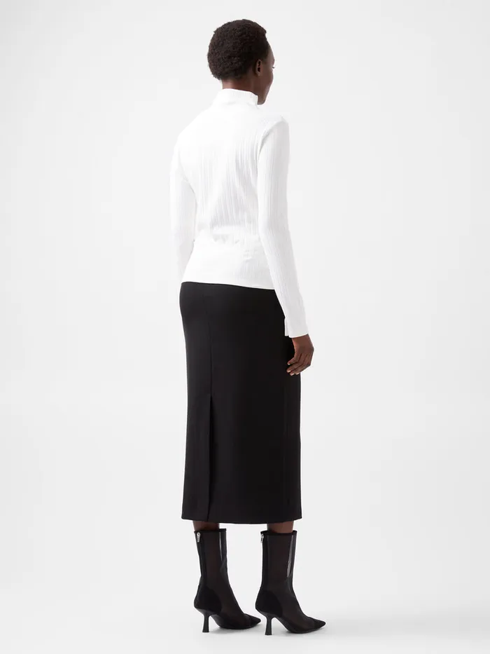 Woman Women039s Winter Outfits French Connection Sasia Long Sleeve Mock Neck Top Winter White Woman Women039s Winter Outfits French Connection Sasia Long Sleeve Mock Neck Top Winter White