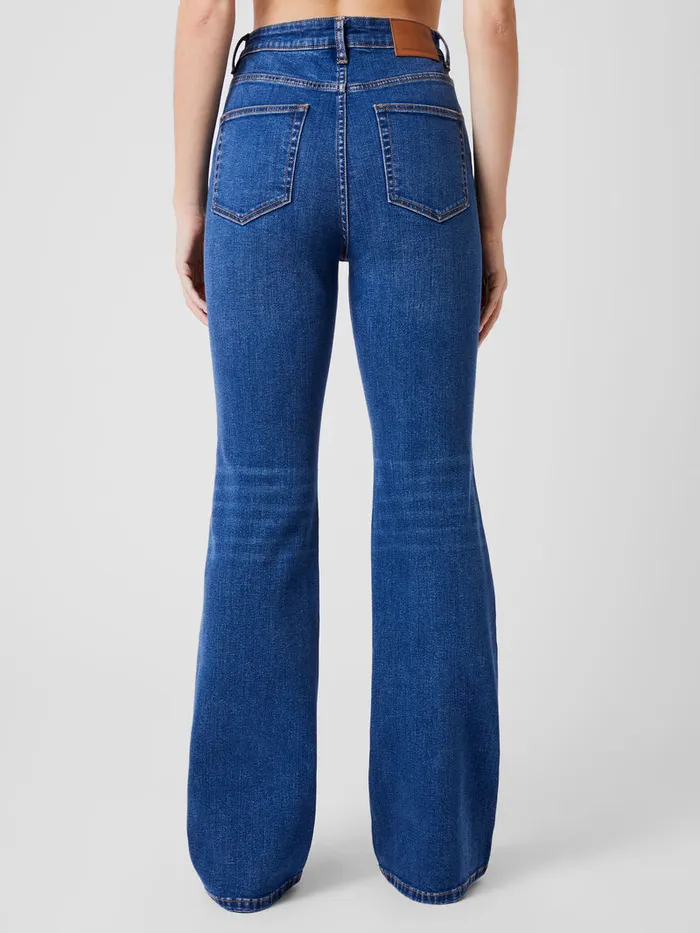 Woman Women039s Winter Outfits French Connection Toms Denim Flared Jeans Mid Wash Woman Women039s Winter Outfits French Connection Toms Denim Flared Jeans Mid Wash