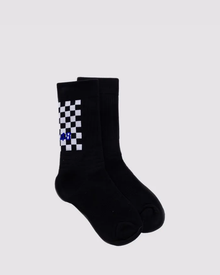 Women Accessories P448 Socks BlackCheck Women Accessories P448 Socks BlackCheck