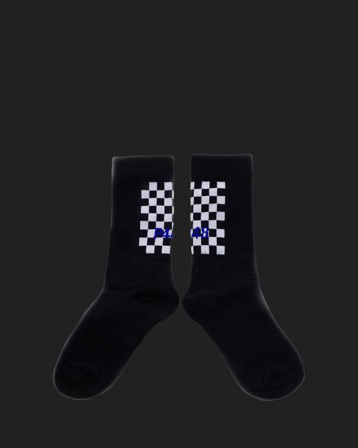 Women Accessories P448 Socks BlackCheck Women Accessories P448 Socks BlackCheck