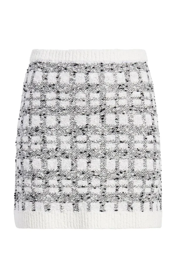Women Adalee Mini Skirt Blackwhite Cinq Sept Sweaters and Knits
