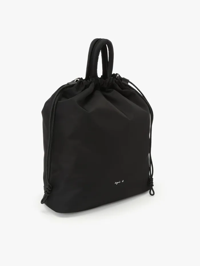 Women Agns B Backpacks Black Nylon Backpack