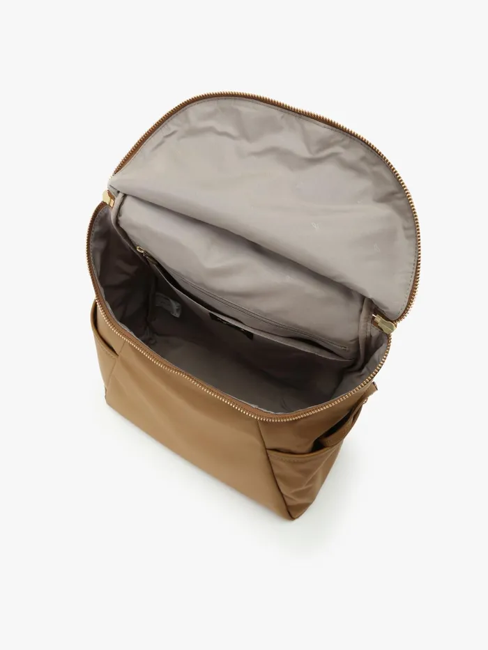 Women Agns B Backpacks Brown Nylon Backpack