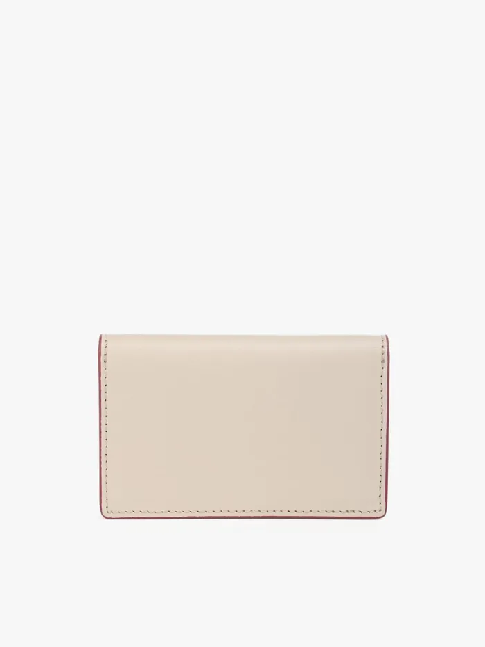Women Agns B Bags Beige Leather Wallet