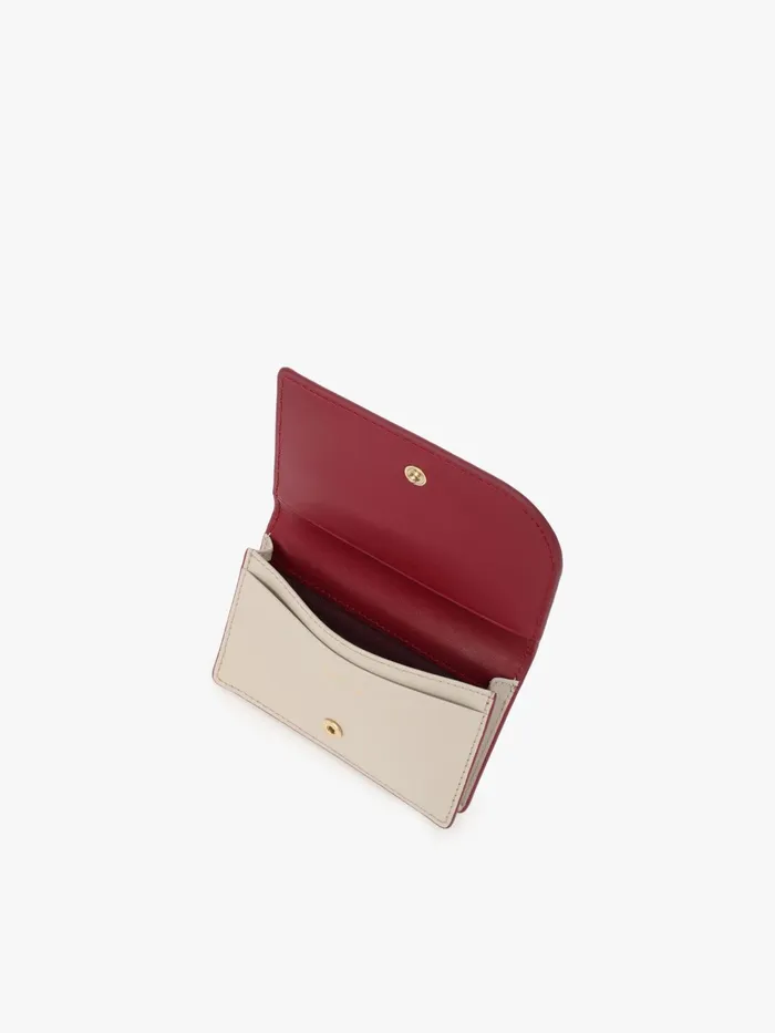 Women Agns B Bags Beige Leather Wallet