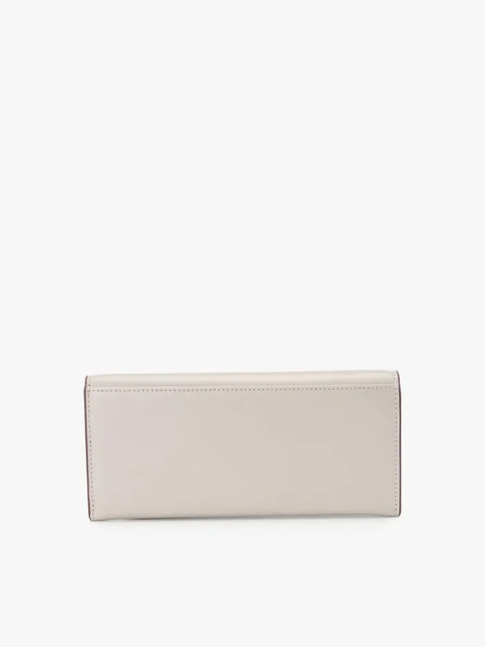 Women Agns B Bags Beige Long Leather Wallet