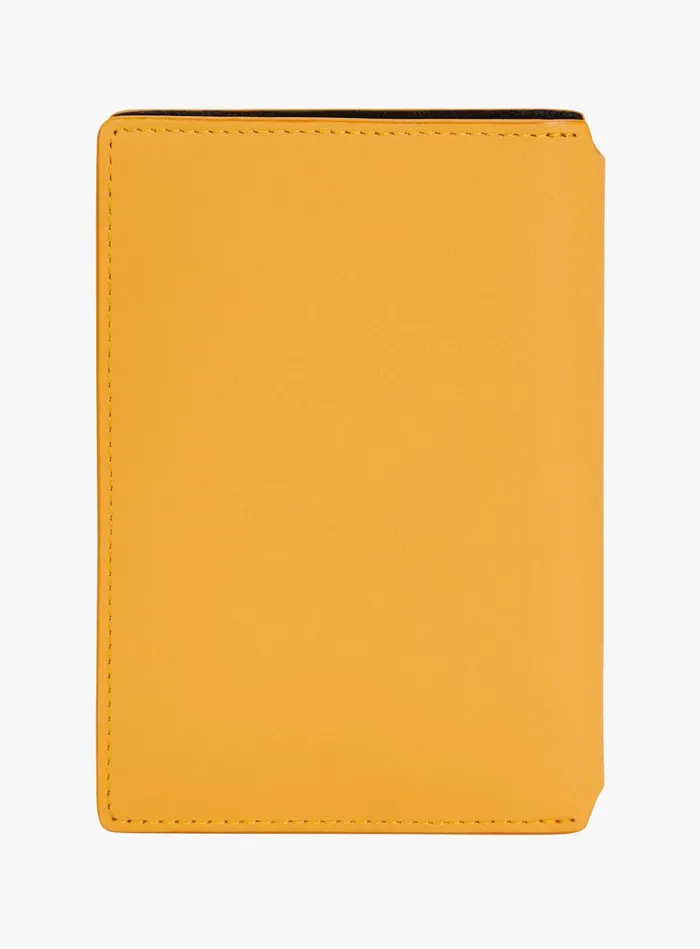 Women Agns B Bags Black And Yellow Long Leather Wallet