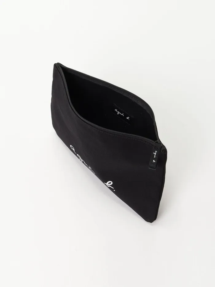 Women Agns B Bags Black Canvas 034agns B034 Pouch